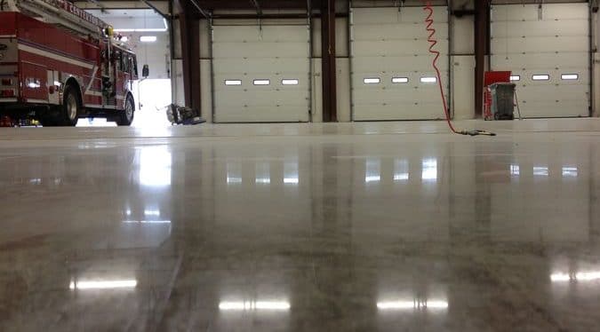 Concrete polishing